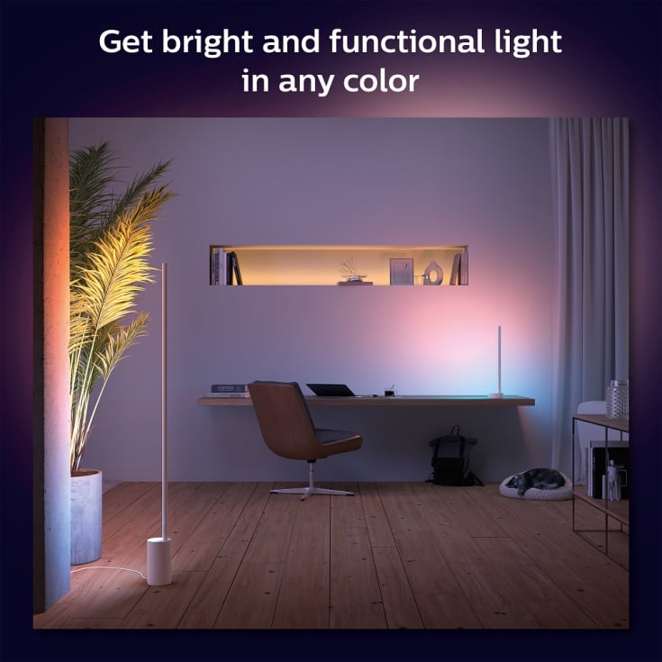 Philips Hue Signe Gradient golvlampa, vit, 2 stk