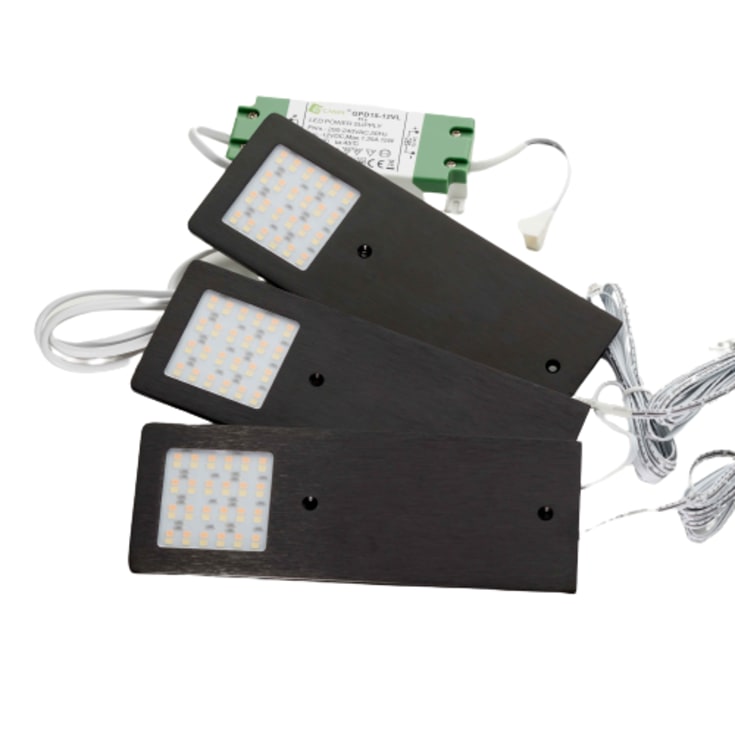 Loevschall Stella Multiwhite 5-kit LED påbygningsspots m/Bluetooth styring, sort