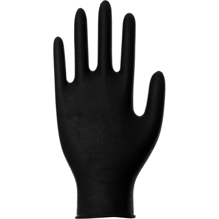 Abena Classic engangshandske, nitril, pudderfri, sort, str. L