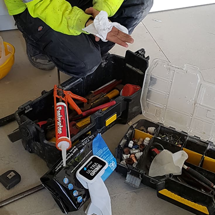 UltraGrime Pro allround renseservietter