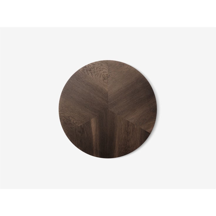 Vipp 423 Coffee table, Ø60 cm, mørk eg