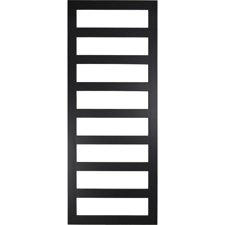 Kriss Sigma håndkletørker, vand, 60x150 cm, matt sort