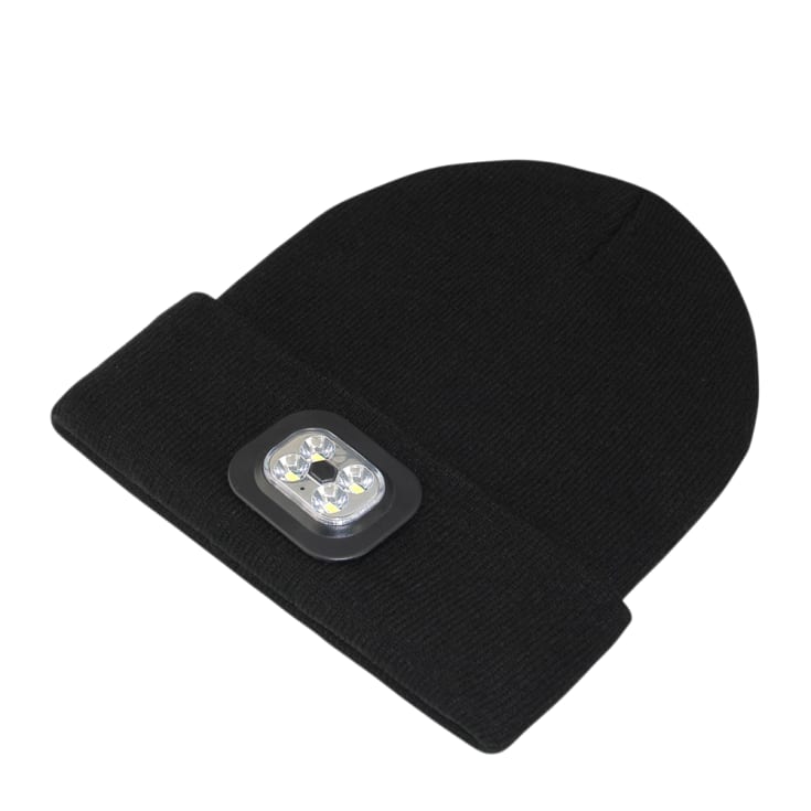 Blue Electric beanie med lys