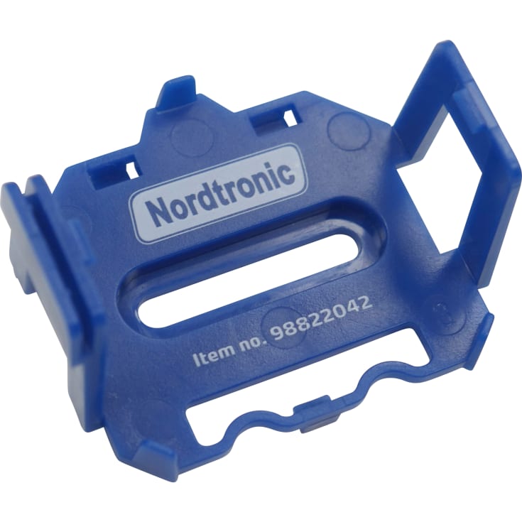 Nordtronic Clip för Box, 5-pack, för montering på DIN-skena