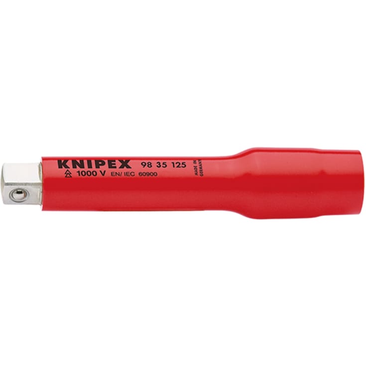 KNIPEX L-AUS forlengelse med indre/ytre firkant, 125 mm, 3/8&quot;