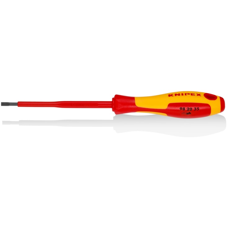 KNIPEX L-AUS skrutrekker, rett, 0,6x3,5x100 mm