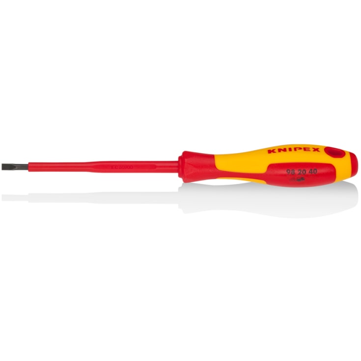 KNIPEX L-AUS skrutrekker, rett, 0,8x4,0x100 mm