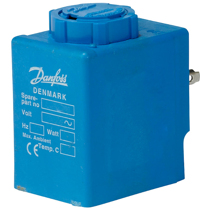 Danfoss Spole 9W 24V 50HZ, Spole for magnetventil 24V 50HZ 9W uden stikdåse