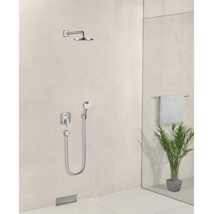 Hansgrohe Crometta håndbruser, vandbesparende, krom/hvid