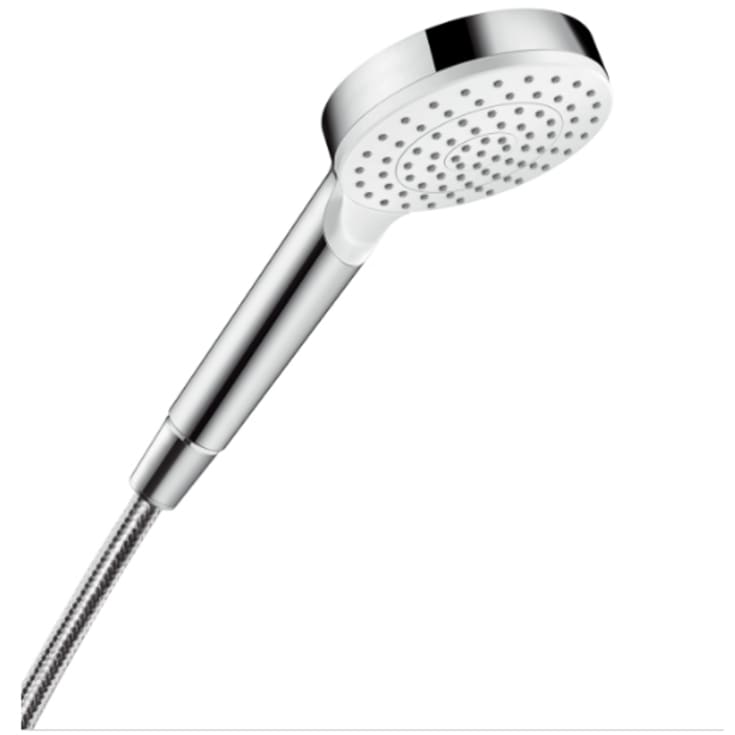 Hansgrohe Crometta håndbruser, vandbesparende, krom/hvid