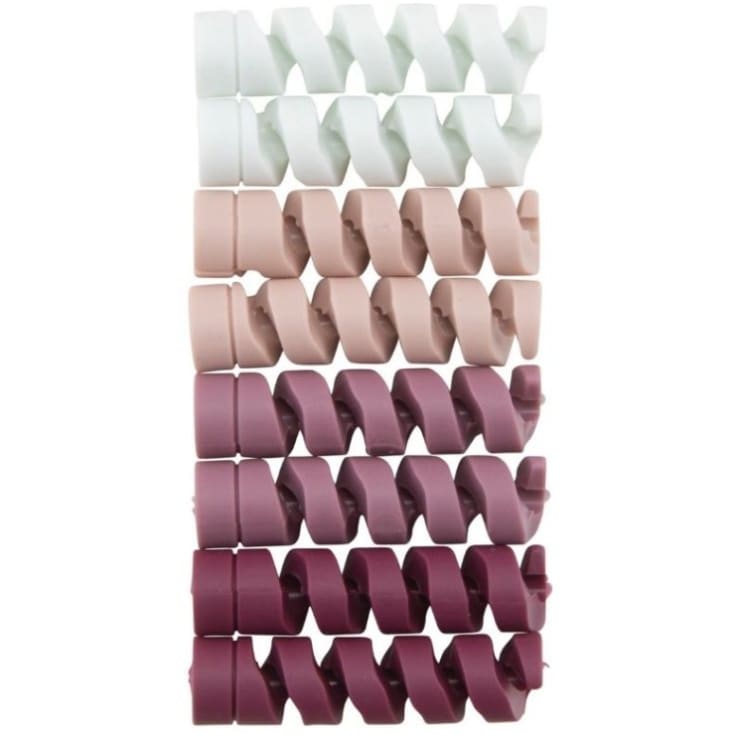 Bluelounge Cablecoil kabelbeskytter i violet - 8 stk