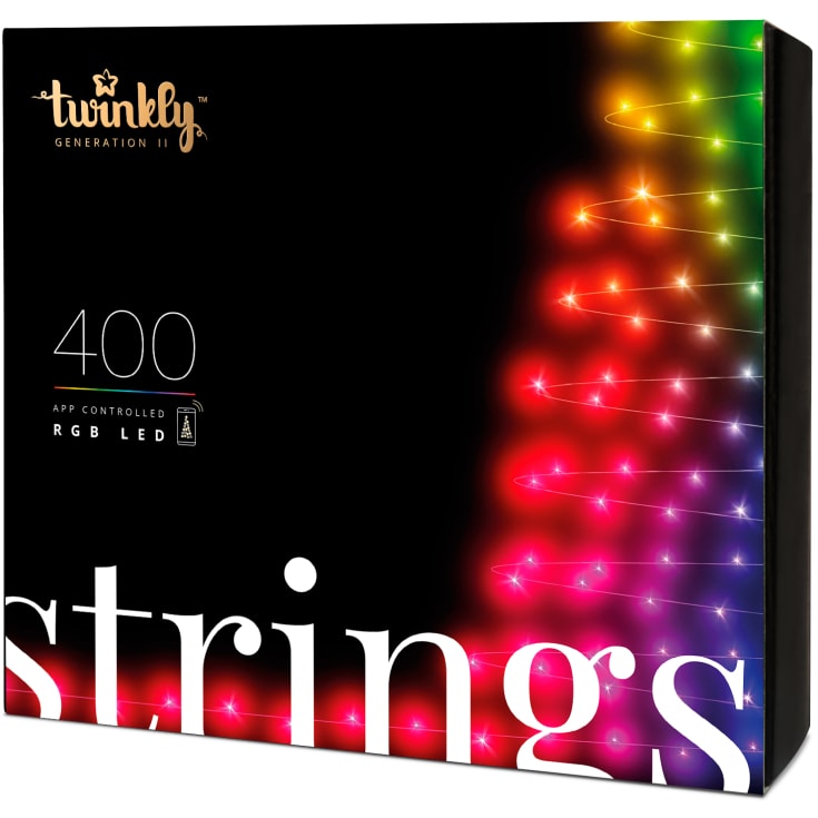 Twinkly Strings juletræskæde | farvet lys | 32 meter | 400 lys
