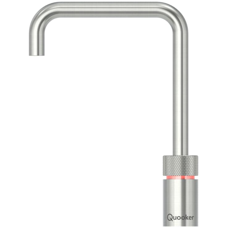 Quooker Nordic Square kogende køkkenarmatur, rustfrit stål