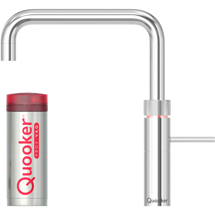 Quooker Fusion Square sæt, 3 liter, krom