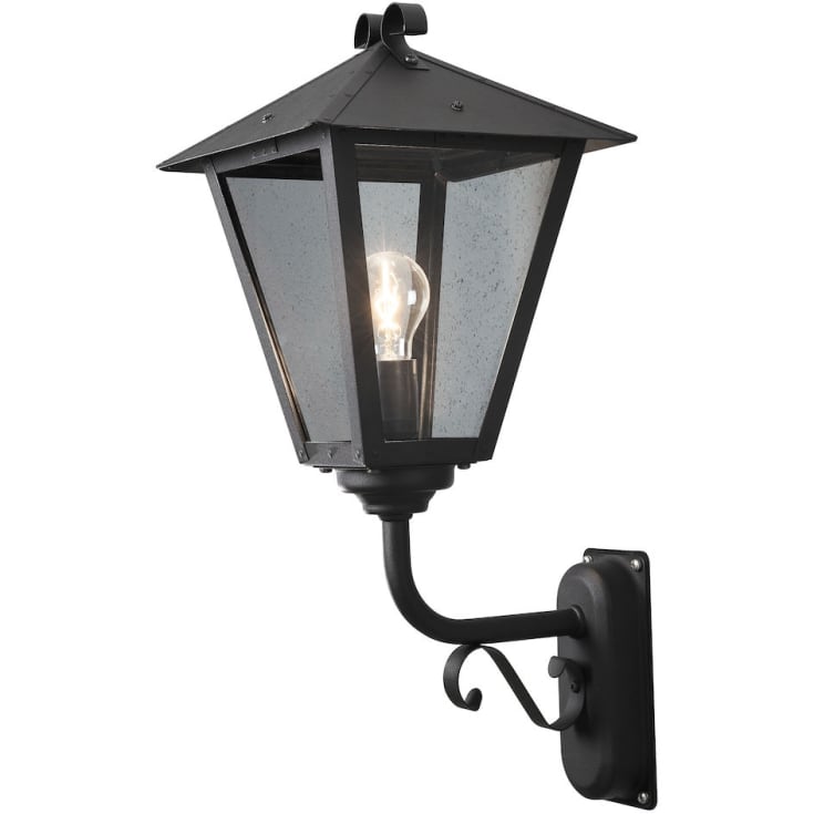 Konstsmide Benu Up vägglampa utomhus, svart