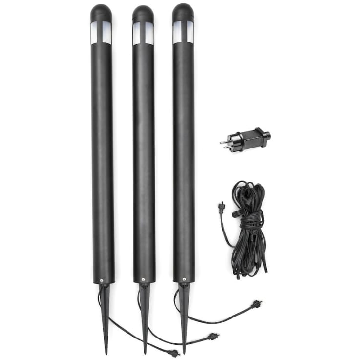 Konstsmide Amalfi bedlampe, svart