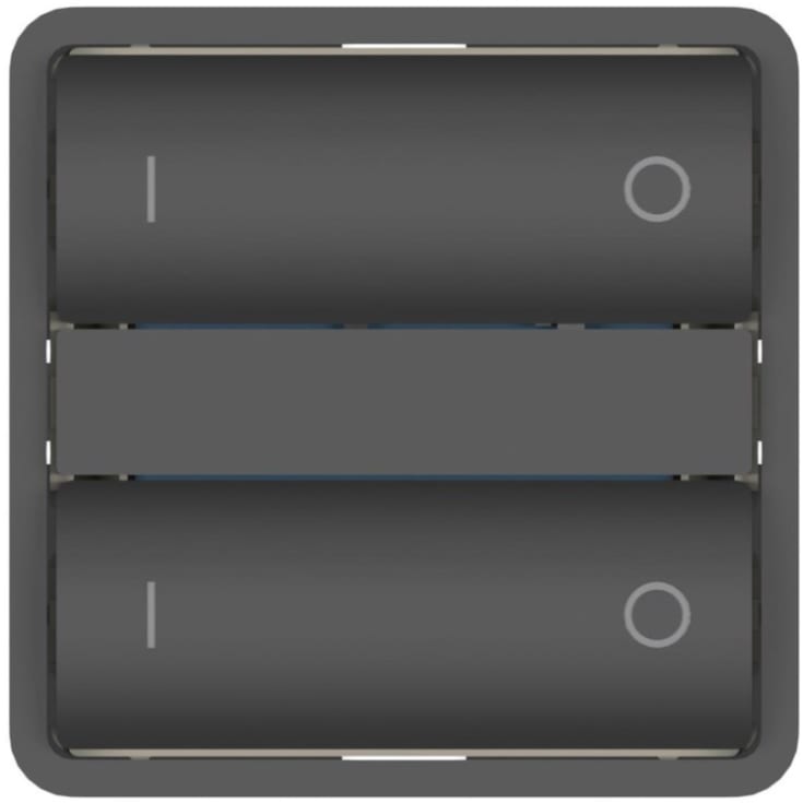 ZigBee Press - ST, koksgrå, På/Av