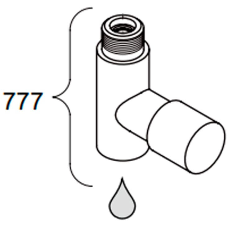 Vola pumpe til T10 sæbedispenser VR777, rustfrit stål