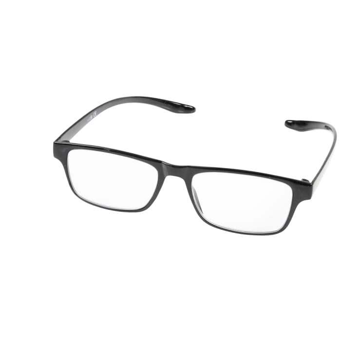 See-Cardt sort læsebrille med led lys og styrke +2.5