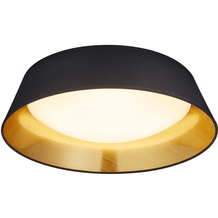 Trio Lighting Ponts takllampe, svart, Ø45 cm