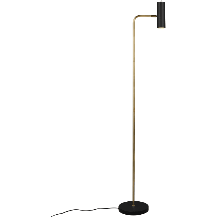 Trio Lighting Marley gulvlampe, messing