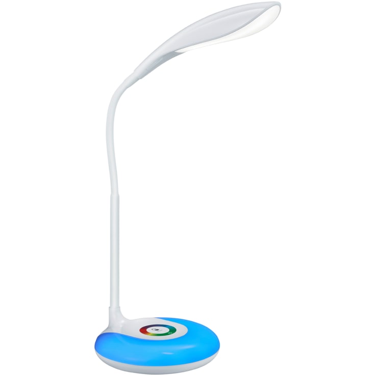 Trio Lighting Krait skrivbordslampa, vit