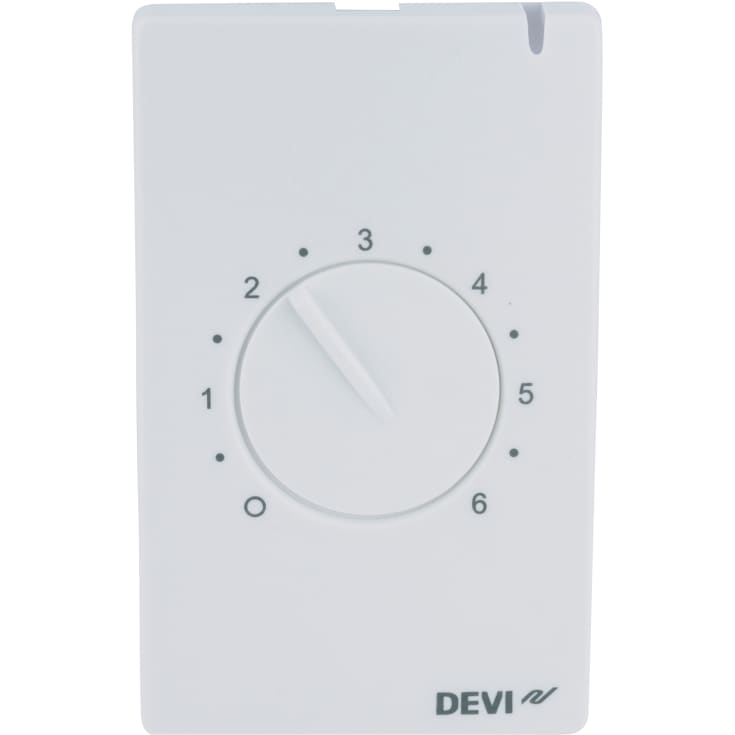 Afdækning for DEVIreg 233 elgulvvarme termostat, 1½ modul, hvid