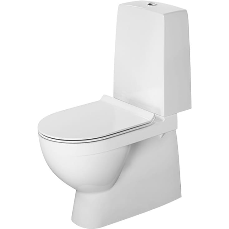 Duravit DuraStyle toalett, utan spolkant, vit