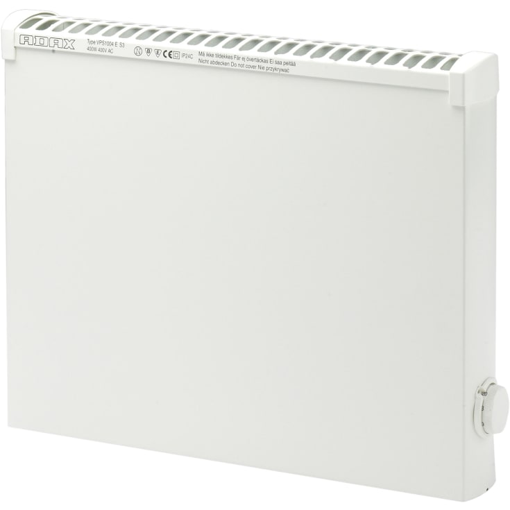 Adax VPS1004 el-radiator, 400W/400V, 6 m²