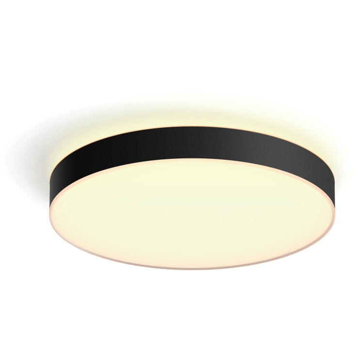 Philips Hue Enrave plafond, svart, Ø55 cm
