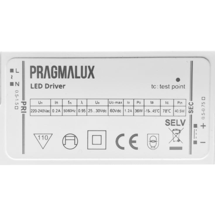 Pragmalux LED driver, 40W