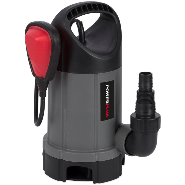 PowerPlus 750W dykpumpe, til beskidt vand, 13000 liter