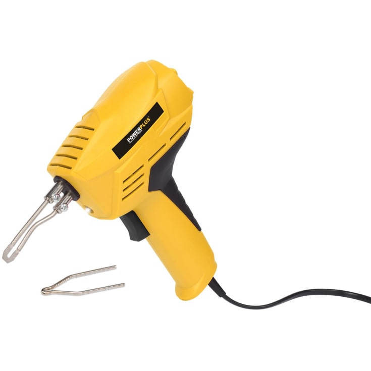 PowerPlus lödpistol med LED-lampa och hållare, 100W