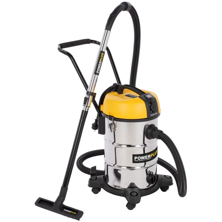 PowerPlus våt-/tørrstøvsuger, 30 liter, 1200W