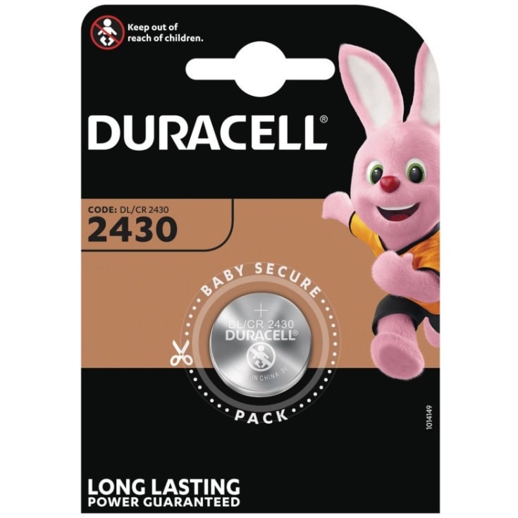 Duracell Electronics CR2430 Lithium Batteri - 1 stk.