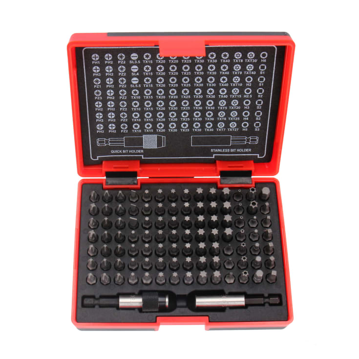 Tecos bitsats, 100 mm, 100 delar