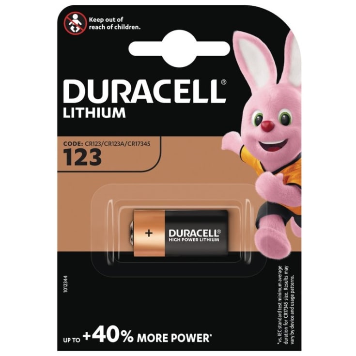 Duracell Photo Ultra batteri 123 - pakke á 1 stk.