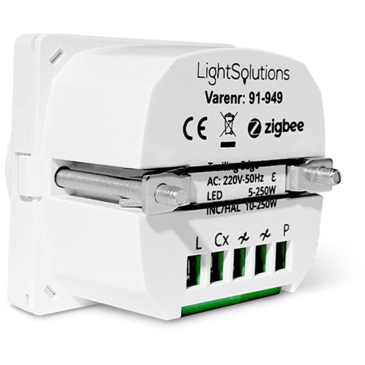 ZigBee roterende dimmer til LK - 250W - Hvit