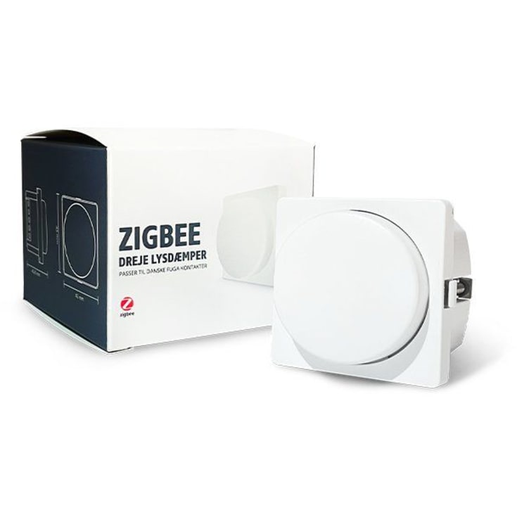 ZigBee roterende dimmer til LK - 250W - Hvit
