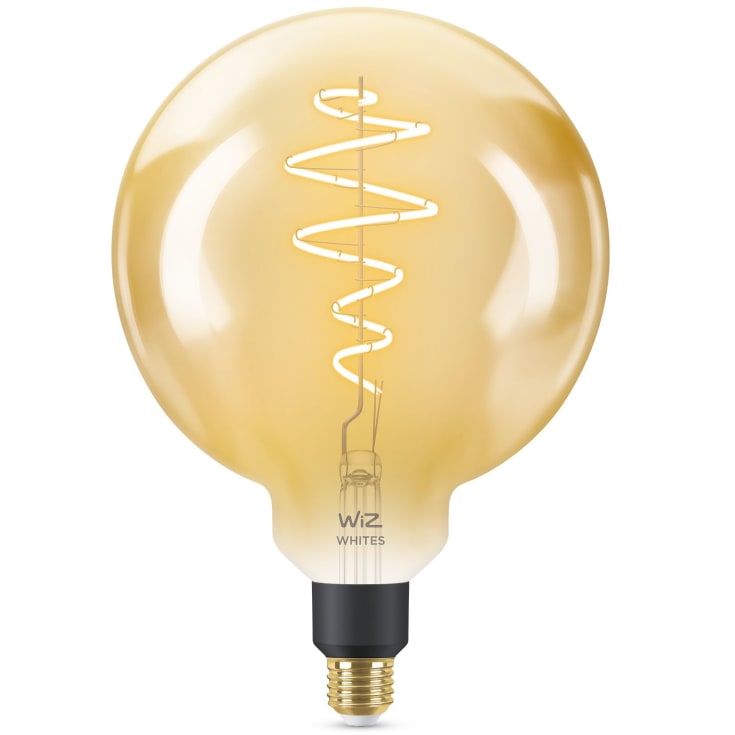 2 stk Wiz E27 globepære, 2000K-5000K, 6W, Ø20 cm