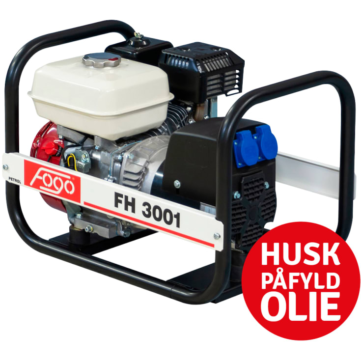 Fogo FH3001 generator 230 V, 3,0 kVA/3,0 kW, Honda