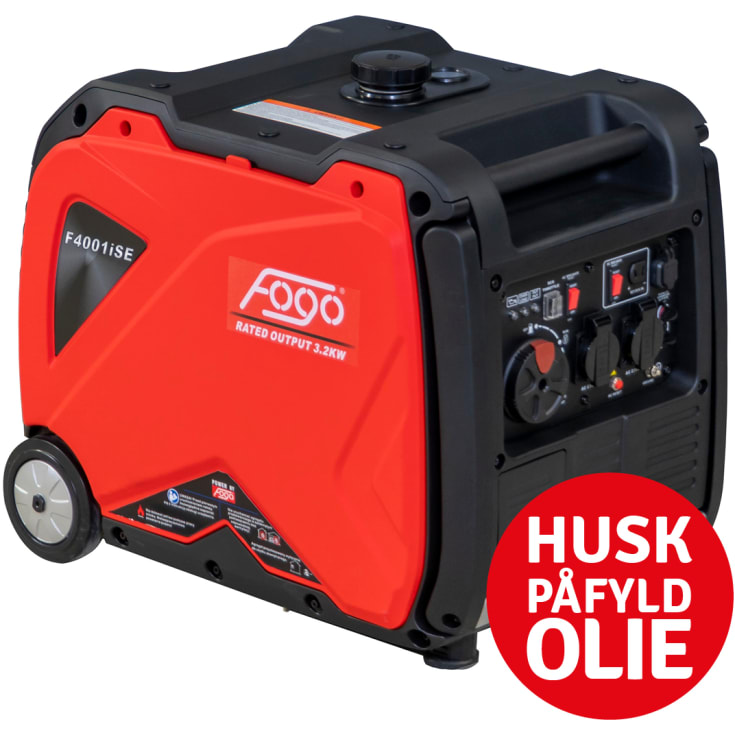 Fogo F4001ISE generator/inverter 230V, 3,5 kW, Rato, elstart