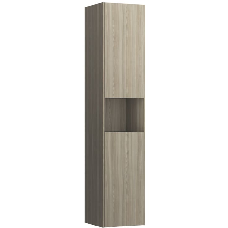 Laufen Base högskåp, 35x165 cm, höger, ljus alm
