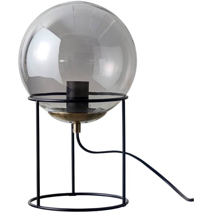 Dyberg Larsen Moon bordlampe, røgfarvet