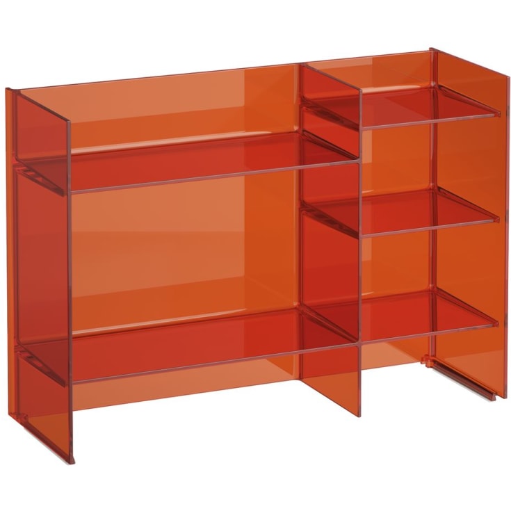 Kartell Laufen Sound Rack hylle, 75x53 cm, oransje