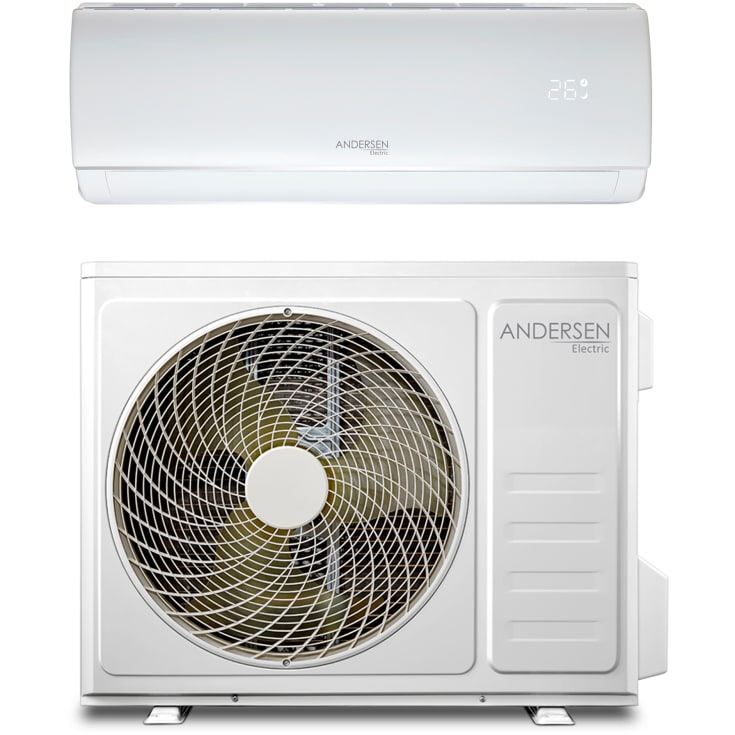 Andersen Electric 12000 luft til luft varmepumpesæt, 3,8 kW