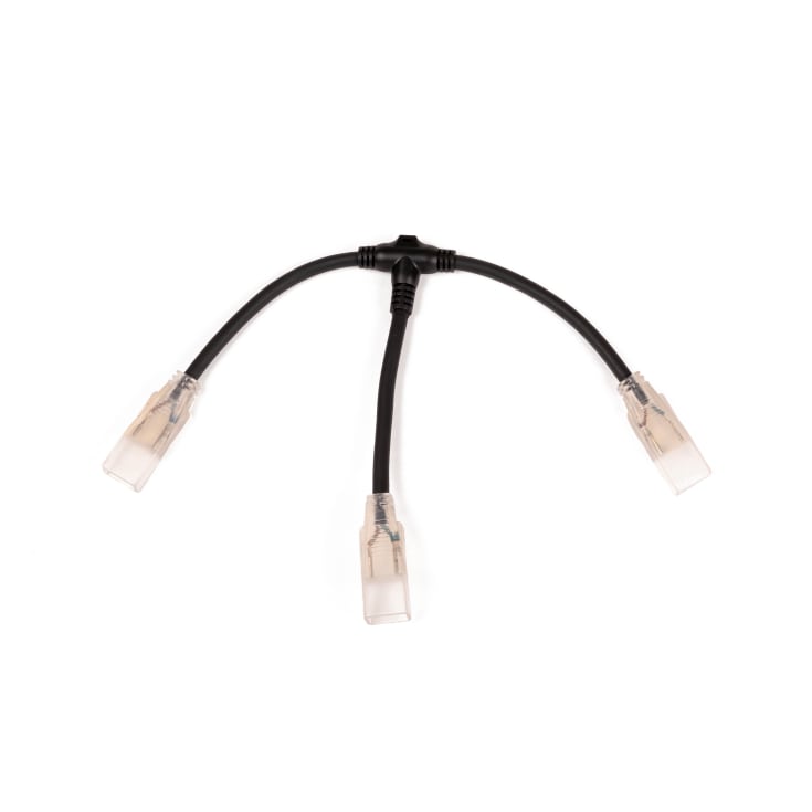 Ranceo T-forlænger til LED-strip/lysbånd, firkantet stik