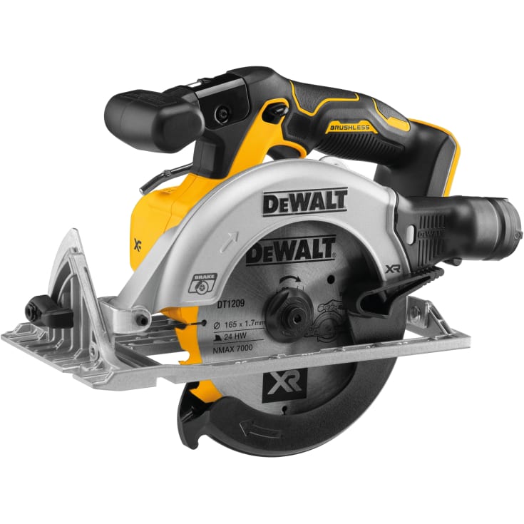 DeWalt 18V XR rundsav Ø165mm u. batteri