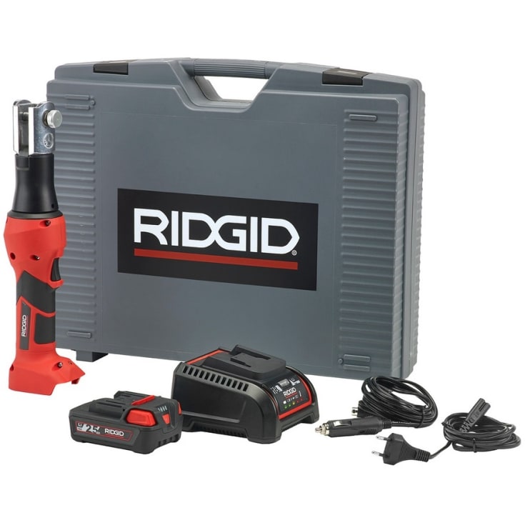 Ridgid RP 219 pressmaskine med batteri og lader