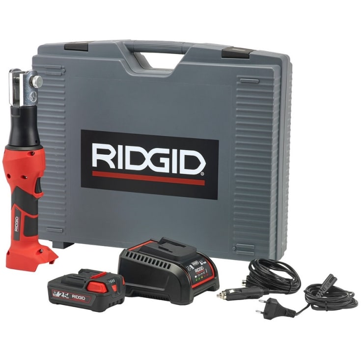 Ridgid RP219 pressmaskin med batteri och laddare